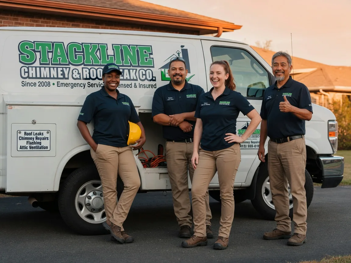 Chimney flashing repair company in Bridgeville, CA